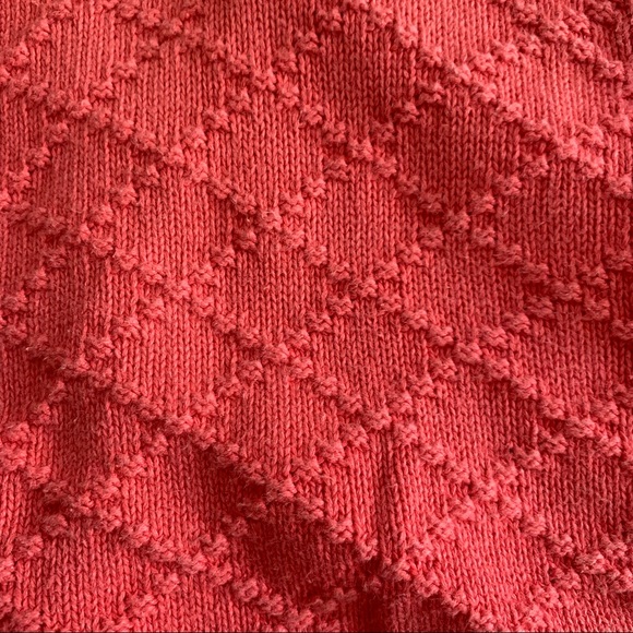 Vintage Express Tricot Salmon Cardigan SZ XL - Picture 7 of 14